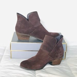 Brown Suede Ankle Boots